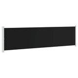 Tenda Laterale Retrattile per Patio 600x160 cm Nera