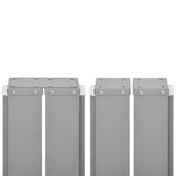 Tenda Laterale Retrattile per Patio 140x1200 cm Nera