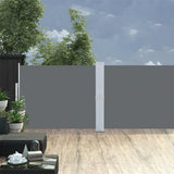 Tenda Laterale Retrattile per Patio 140x1200 cm Antracite