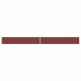 Tenda Laterale Retrattile per Patio 140x1200 cm Marrone