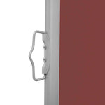 Tenda Laterale Retrattile per Patio 140x1200 cm Marrone