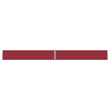 Tenda Laterale Retrattile per Patio 140x1200 cm Rossa