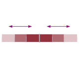 Tenda Laterale Retrattile per Patio 140x1200 cm Rossa