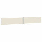 Tenda Laterale Retrattile per Patio 170x1200 cm Crema