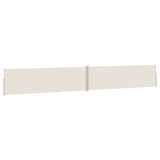 Tenda Laterale Retrattile per Patio 170x1200 cm Crema