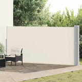 Tenda Laterale Retrattile per Patio 170x1200 cm Crema