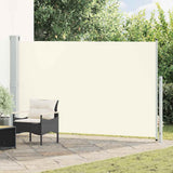 Tenda Laterale Retrattile per Patio 180x300 cm Crema