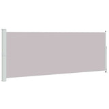 Tenda Laterale Retrattile per Patio 180x500 cm Grigia
