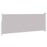Tenda Laterale Retrattile per Patio 180x500 cm Grigia
