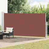 Tenda Laterale Retrattile per Patio 180x500 cm Marrone