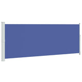 Tenda Laterale Retrattile per Patio 180x500 cm Blu