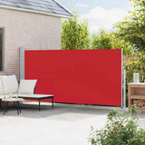 Tenda Laterale Retrattile per Patio 180x500 cm Rossa