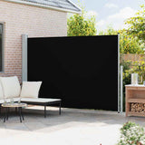 Tenda Laterale Retrattile per Patio 200x300 cm Nero
