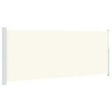 Tenda Laterale Retrattile per Patio 200x500 cm Crema