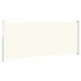 Tenda Laterale Retrattile per Patio 200x500 cm Crema