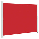 Tenda Laterale Retrattile per Patio 220x300 cm Rossa