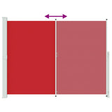 Tenda Laterale Retrattile per Patio 220x300 cm Rossa