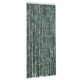 Zanzariera Verde e Bianco 90x220 cm Ciniglia