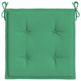 Cuscini per Sedia 6 pz Verdi 50x50x4 cm in Tessuto Oxford