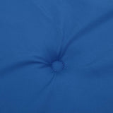 Cuscini per Sedia 2 pz Blu Reale 50x50x4 cm in Tessuto Oxford
