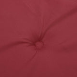 Cuscino per Panca Rosso Vino 100x50x4 cm in Tessuto Oxford