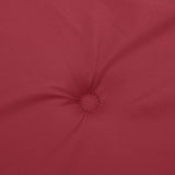 Cuscino per Panca Rosso Vino 180x50x3 cm in Tessuto Oxford