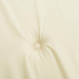 Cuscini per Sedie 6 pz Crema 120x50x3 cm in Tessuto