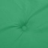 Cuscini per Sedie 6 pz Verdi 120x50x3 cm in Tessuto