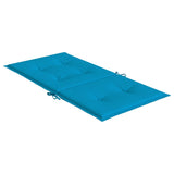 Cuscini per Sedia 6 pz Blu 100x50x3 cm in Tessuto Oxford