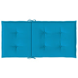 Cuscini per Sedia 6 pz Blu 100x50x3 cm in Tessuto Oxford