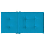 Cuscini per Sedia 6 pz Blu 100x50x3 cm in Tessuto Oxford