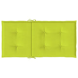 Cuscini per Sedia 4 pz Verde Intenso 100x50x3 cm Tessuto Oxford