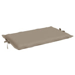 Cuscino per Lettino Tortora 186x58x4 cm in Tessuto Oxford