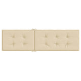 Cuscino per Sdraio Beige (75+105)x50x4 cm