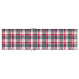 Cuscino per Sdraio Rosso a Quadri (75+105)x50x4 cm