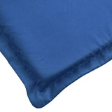 Cuscino per Lettino Blu Reale 200x60x3 cm in Tessuto Oxford