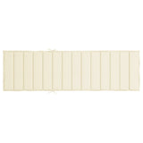 Cuscino per Lettino Crema 200x70x3 cm in Tessuto Oxford