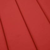 Cuscino per Lettino Rosso 200x70x3 cm in Tessuto Oxford