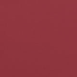 Cuscino per Lettino Rosso Vino 200x70x3 cm in Tessuto Oxford
