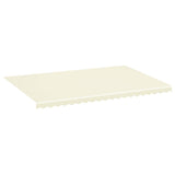 Tessuto di Ricambio per Tenda da Sole Crema 5x3,5 m