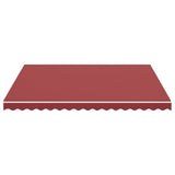 Tessuto di Ricambio per Tenda da Sole Rosso Borgogna 4x3,5 m Poliestere