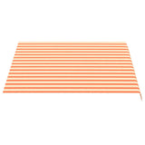 Tessuto di Ricambio per Tenda da Sole Giallo e Arancio 3x2,5 m