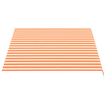 Tessuto Ricambio per Tenda da Sole Giallo e Arancio 3,5x2,5 m