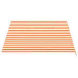 Tessuto Ricambio per Tenda da Sole Giallo e Arancio 3,5x2,5 m
