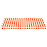 Tessuto di Ricambio per Tenda da Sole Giallo e Arancio 5x3 m
