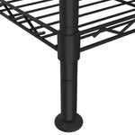 Scaffale a 5 Livelli 90x35x180 cm Nero 250 kg