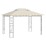 Gazebo 4x3x2,7 m Crema 160 g/m