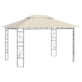 Gazebo 4x3x2,7 m Crema 160 g/m