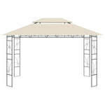 Gazebo 4x3x2,7 m Crema 160 g/m