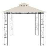 Gazebo 4x3x2,7 m Crema 160 g/m